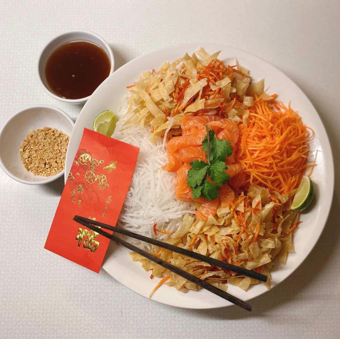 "Lo Hei" Malaysian Style Salad